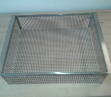 Nerezový drátěný koš